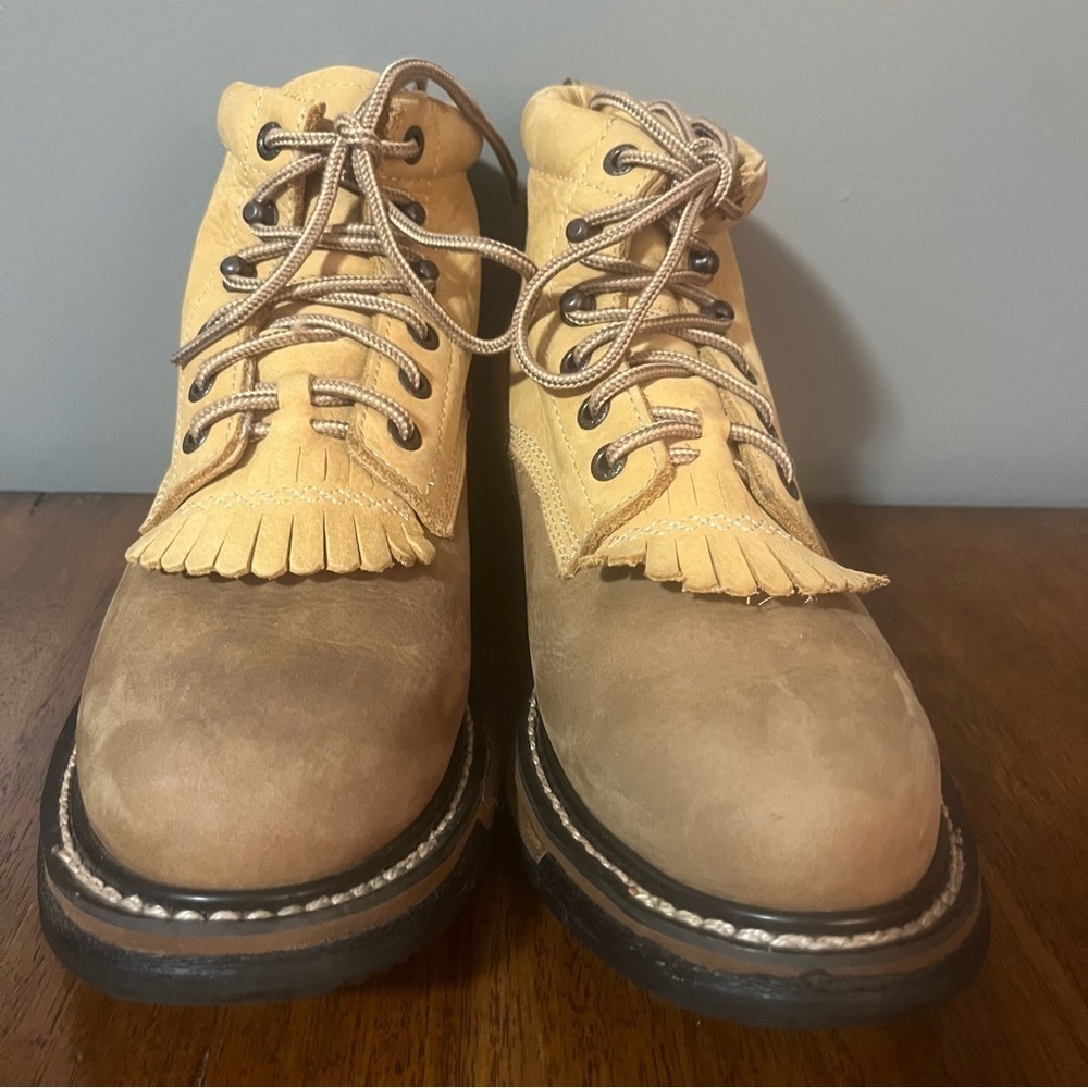 Rocky boots for women size 8. Suede, leather. Gently worn. - Picture 6 of 10